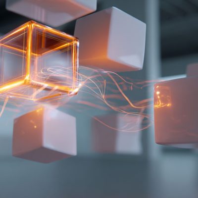 digitaler-wuerfel-mit-lichtstrahlen-und-verbindung-zur-datenstruktur